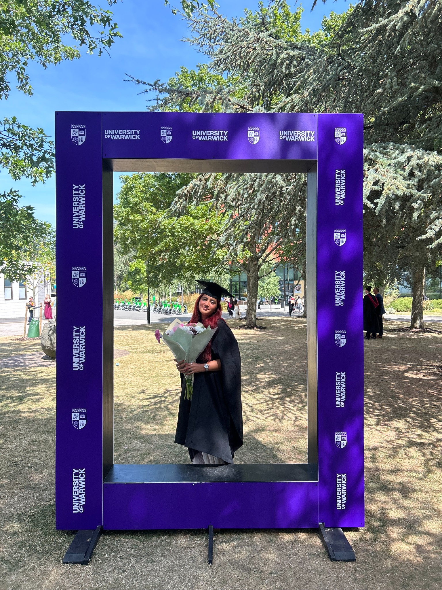 Hafsah at her University of Warwick graduation